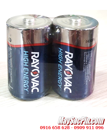 Pin Rayovac LR20, Pin đại D 1.5v Alkaline Rayovac LR20 HighPower chính hãng (Loại 02viên)